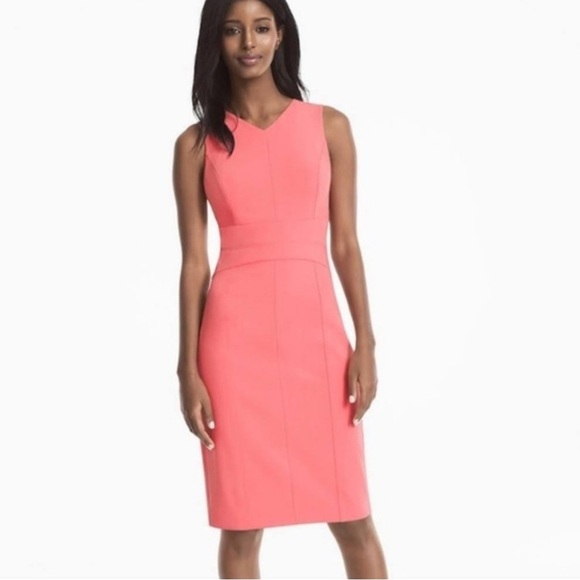 Suit-dress White House Black Market Pink Blazer and matching dress both nwt - Picture 2 of 7